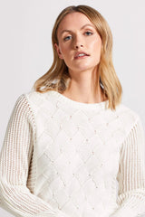 Cotton Dolman Sleeve Sweater