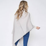 Solid Wrap Poncho