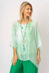 Anis Dolman Silk Blouse