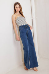Wide Boot Cut Jeans