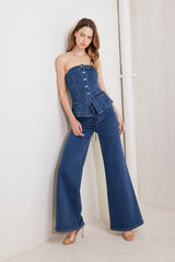 Wide Boot Cut Jeans