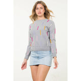 Knitted Detail Sweater