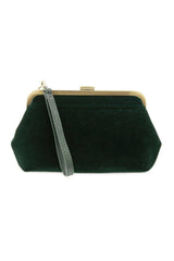 Velvet Vivie Frame Lock Convertible Crossbody/Wristlet: L8250-53 Burgundy