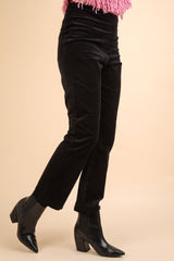 Velvet Boot Cut Pants