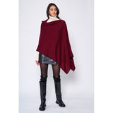 Solid Wrap Poncho