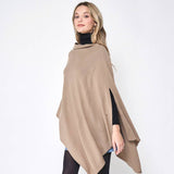 Solid Wrap Poncho