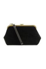 Velvet Vivie Frame Lock Convertible Crossbody/Wristlet: L8250-53 Burgundy