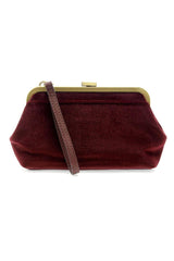 Velvet Vivie Frame Lock Convertible Crossbody/Wristlet: L8250-23 Deep Emerald