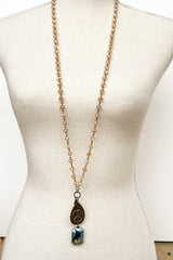 Breathe Necklace in Bronze