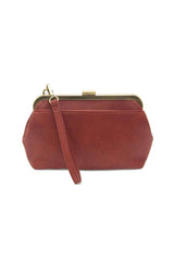 Vivie Frame Convertible Crossbody/Wristlet: L8194-05 Ruby