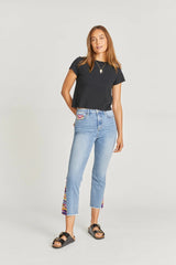 Tulum Crop Flare Jeans