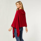 Lightweight Poncho-Fall: Red