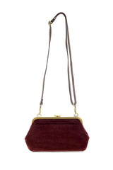 Velvet Vivie Frame Lock Convertible Crossbody/Wristlet: L8250-23 Deep Emerald
