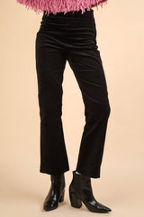 Velvet Boot Cut Pants