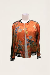 Rust Reversible Satin Jacket