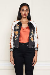 Rust Reversible Satin Jacket
