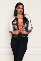 Rust Reversible Satin Jacket