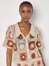 Crochet Cardigan Top