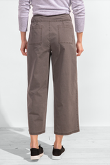 Washed Poplin Flood Pant