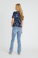 Bold Blossoms Bootcut Jean