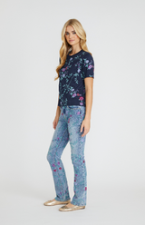 Bold Blossoms Bootcut Jean