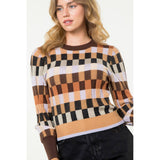 Multi Colored Knit Sweater