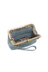 Vivie Frame Convertible Crossbody/Wristlet: L8194-06 Cool Blue