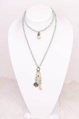 Lily Necklace in Mint