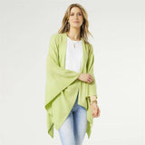 Kiara Lightweight Wrap: Creamy Lime / One Size
