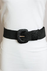 Bestseller Stretchable Raffia Belt β Eco-Friendly Fashion πΎ: Natural