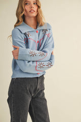 Cropped Western Cardigan