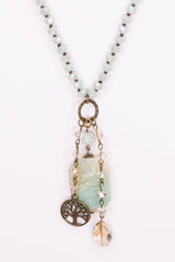 Lily Necklace in Mint