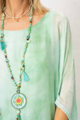 Anis Dolman Silk Blouse
