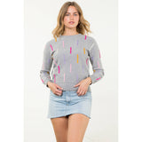 Knitted Detail Sweater