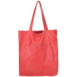 Margie Handcrafted Leather Tote Bag: Dark Grey