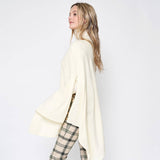 Solid Wrap Poncho