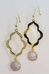 Laurel Earrings: Blue Sky