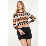 Multi Colored Knit Sweater