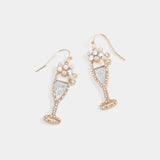 Champagne Dangle - Gold-Christmas: Gold