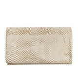 Gio Handcrafted Leather Wallet: Steel