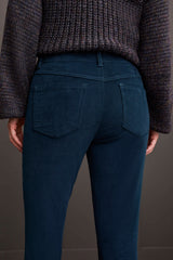 Micro Cord Slim Pant in Alpine Green