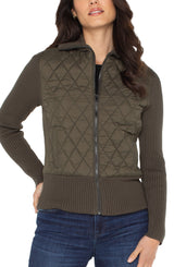 Quilted Zip Jacket