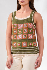 Crochet Cami With Wide Straps