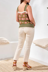 Crochet Cami With Wide Straps