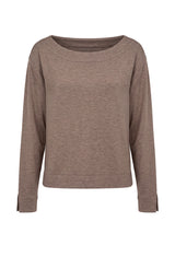 Long Sleeve Boat Neck Top