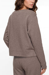 Long Sleeve Boat Neck Top