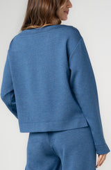 Long Sleeve Boat Neck Top