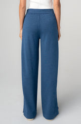 Pull-on Pleated Wide Leg
