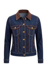 Classic Trucker Jacket W/ Velvet Details