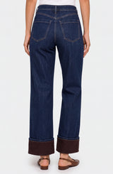 Kennedy High Rise Straight W/ Velvet Cuff